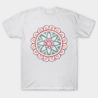 mandala Clamber drawing T-Shirt